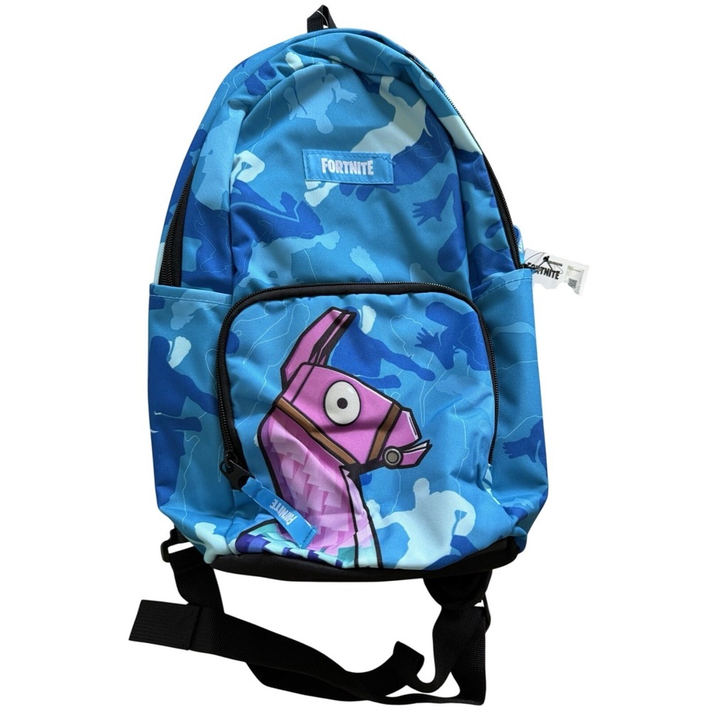 Fortnite Amplify Sling Pack Kids OS Blue Camo Llama Pinata Gaming Backpack Bag